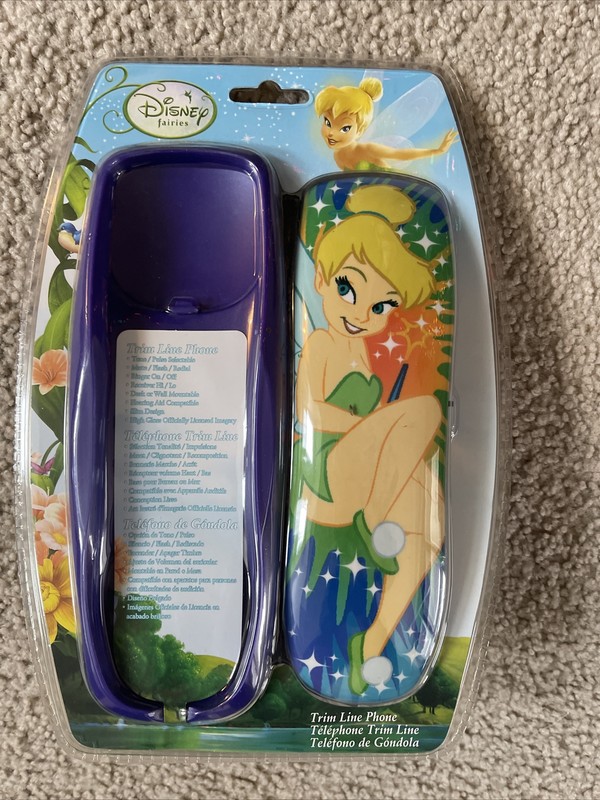 RARE Disney Tinkerbell Trim Telephone Corded Phone NEW SEALED