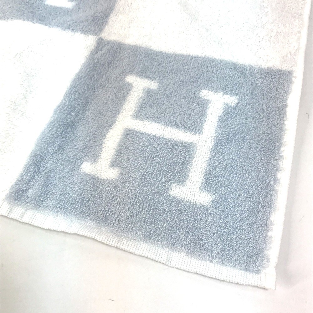 【未使用】 HERMES ︎ アバロン ウォッシュクロス ハンドタオル Hロゴ HERMES / エルメス アバロン ウォッシュクロス ハンドタオル