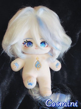 Anime Genshin Impact Focalors 20cm Plush Doll Dress up Toy Plushie Game