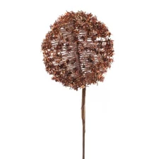 Factory Direct Craft Set of 3 Sparkling Gold and Copper Ball Picks