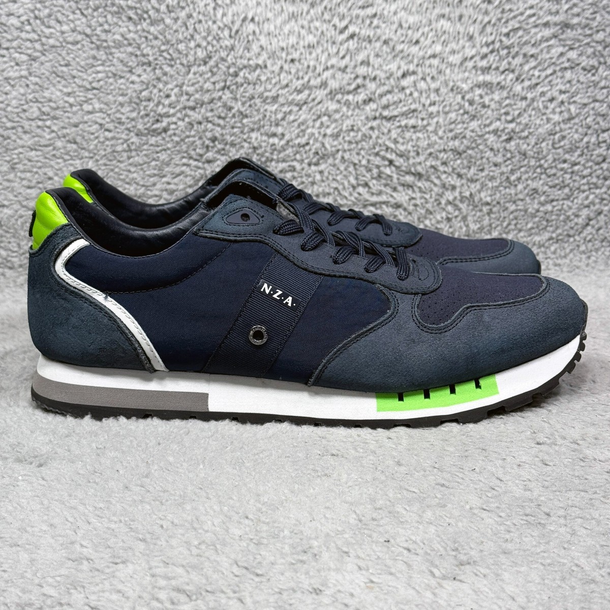 NZA Aukland 1923 Mens Size 10 Low Top Sneakers Shoes Blue 
