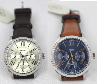 Fossil Herrenuhr Chapman Multifunktion Leder Braun (FS5633