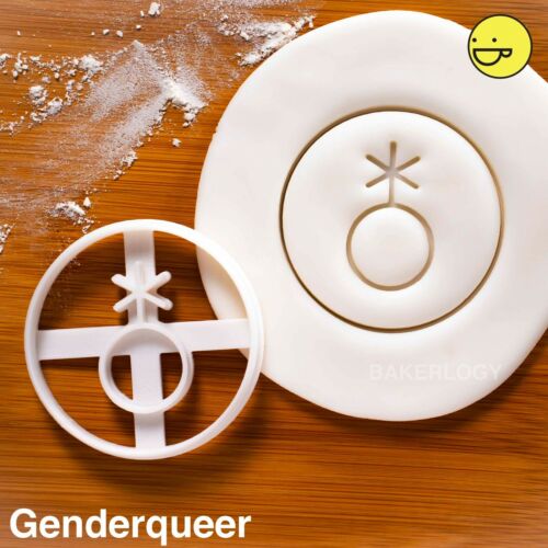 LGBTQ Symbol cookie cutters | lesbian gay bisexual transgender genderqueer pride - Picture 7 of 10