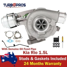 Upgrade Billet Turbo Charger With Genuine Oil Feed Pipe For Kia Rio 1.5L