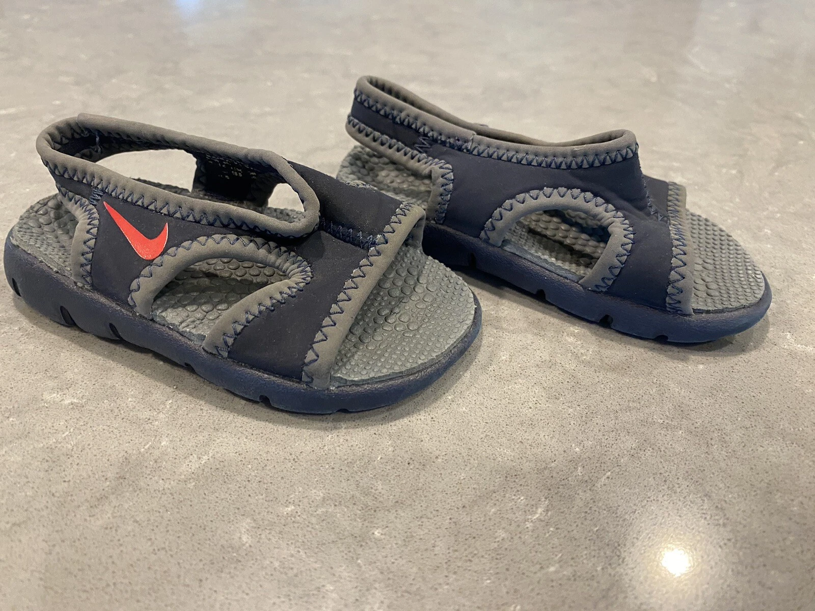 Sandali Nike Sunray bambini grigio navy taglia US 4C EUC 344636