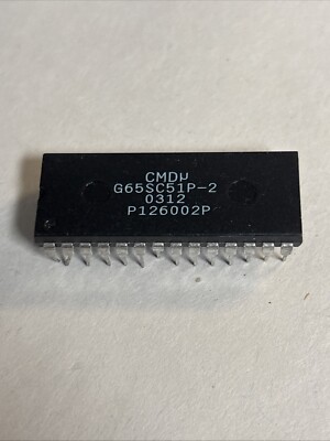 CMD G65SC51P-2 28-Pin CMOS ACIA DIP IC Integrated Chip @IC41