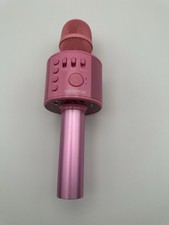 BONAOK Pink Wireless Bluetooth Karaoke 3in1 Portable Handheld Microphone