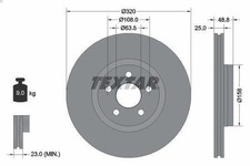 Disque de frein Ford TRANSIT CONNECT