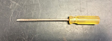 REGAL Tools USA 4.5” Flat Head Yellow Handle Slotted Screwdriver, USA