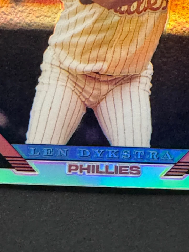 2002 Len Dykstra #740 Topps Chrome 1993 Archives Reserve Card - Image 4 of 4