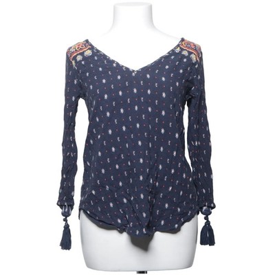 Hollister, Bluse, Größe: XS, Blau/Mehrfarbig, Viskose, Damen #EXe