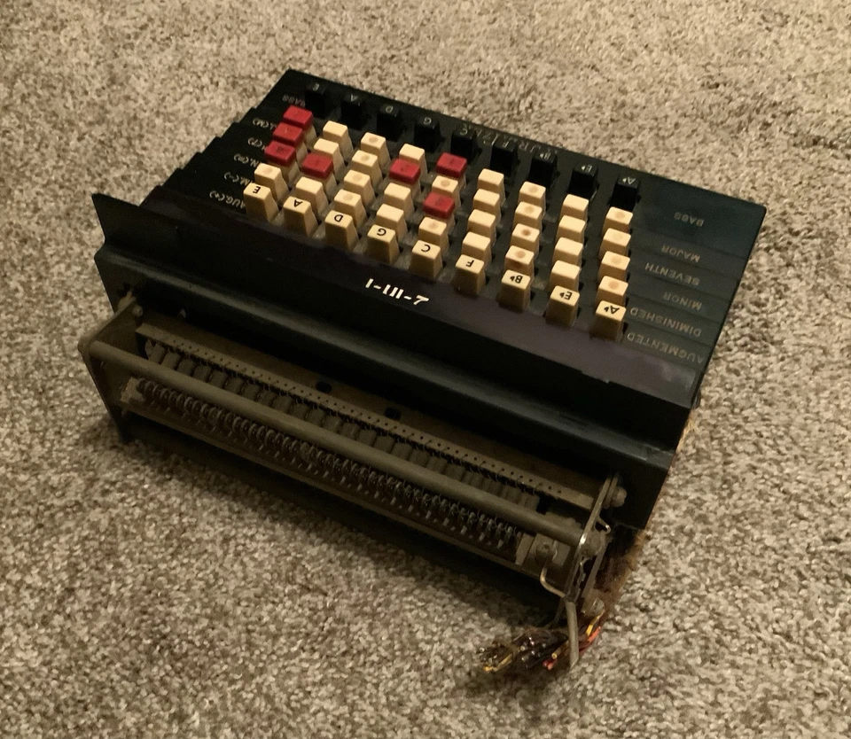 Módulo de teclado Wurlitzer órgano parte 2 en 1 años 70 Foto 3 de 4