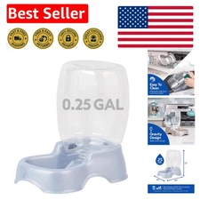 Versatile .25 GAL Water Bowl Dispenser for Multi-Pet Homes - Automatic & Stylish