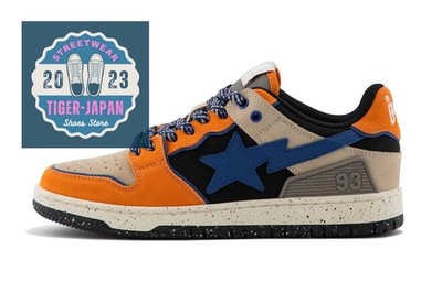A BATHING APE BAPE SK8 STA #1 1L80 191 312 ORANGE Men Shoes