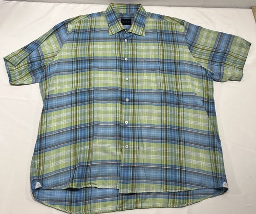Calder Carmel Shirt XL Multicolored Plaid Short Sleeve Limited Edition 1/100
