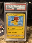 2017 Pokemon S&M Black Star Promo ASH'S PIKACHU I Choose You! Card SM113 PSA 8