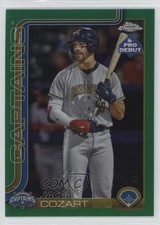 2025 Topps Pro Debut Chrome Green Refractor 24/99 Jacob Cozart #PDC-3 0qm1