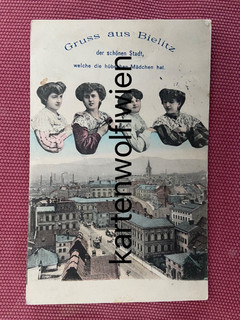 AK Bielitz Bielsko Biala Collage 1907