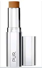P R Minerals 4 In 1 Matte Foundation Stick Deeper - Dark Tan NIB Clean Beauty