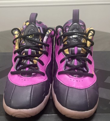 Nike Little Posite  Cave Purple Cave Purple/Vivid Purple/Black/Gold  Size 10c