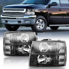 Headlights Assembly For 2007-2013 Chevy Silverado 1500 2500hd 3500hd Lhrh Pair Headlights Assembly For 2007-2013 Chevy Silverado 1500 2500hd 3500hd Lhrh Pair