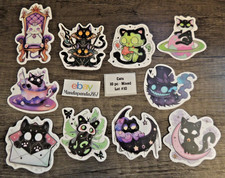 Cats - Cute - Funny - Stickers Lot 10 - 10 pcs. Sticker sizes are mixed 