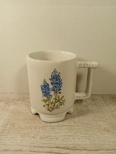 Frankoma Bluebonnets Mug Pre-owned 3.875