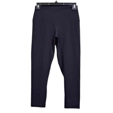 90 Degree By Reflex Crop Tight Leggings Womens Size M S Black Interlock Everyday