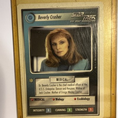 Star Trek CCG - Beverly Crusher - WB Premier Beta 1995 -R126