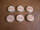 Lot of 6 Vtg Coca Cola Soda UNUSED 6 oz Cork Lined Bottle Caps CCS Coke