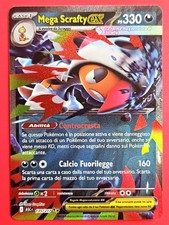 Carta Pokemon Mega Scrafty ex - Ascesa Eroica 135/217 Italiano