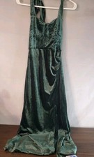 Cider Green Velvet Dress Women's Size Xxs Nwt