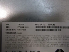 Exabyte 270004-1099 Mamoth2 TT2000 60/150Gb SCSI LVD SE External Tape Drive