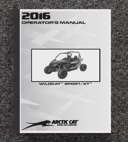 700 UTV SIDE BY SIDE OPERATOR MANUAL FITS ARCTIC CAT WILCAT SPORT XT PN 2260-650