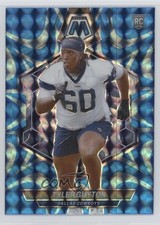2024 Panini Mosaic Rookies Reactive Blue Mosaic Prizm Tyler Guyton #329 1pi4