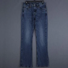 Levis 527 Jeans Mens 30x34 (Fits 28x33) Quickstep Indigo Wash Slim Bootcut Denim