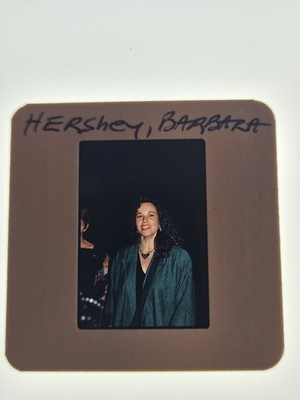BARBARA HERSHEY ACTRESS COLOR TRANSPARENCY 35MM PHOTO FILM SLIDE