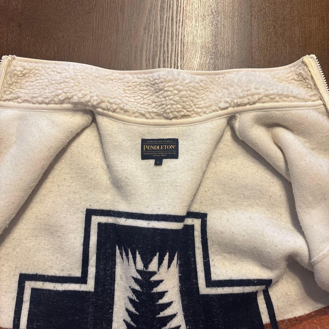 PENDLETON BAYFLOW Boa Jacket Native Pattern L - image 6