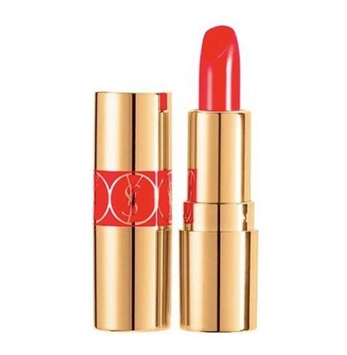 YSL ROUGE VOLUPTE SHINE LIPSTICK 12-CORAIL INCANDESCENT (1.6G)  MINI SIZE NEW