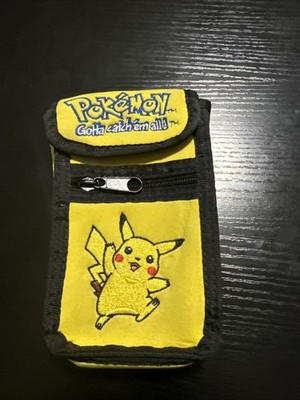 Nintendo Pokemon Pikachu Gameboy Color Case Holder 1999 VINTAGE Storage Carrying