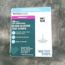 True Metrix Blood Glucose Test Strips 100Ct, Exp 05/27 FAST       