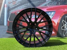 4x R21 Inch 5x130 Porsche GTS Style Black Wheels: Fit For Cayenne Macan Panamera