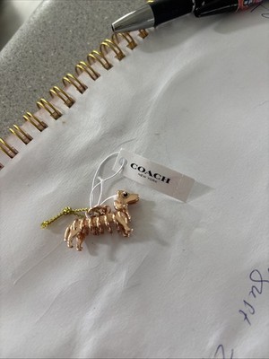 Coach Dachshund Pendant Earring Dog Jewelry Charm