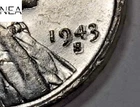 1943-S/S Lincoln Wheat Penny Cent RPM Error ~ Choice BU ~ ZW401