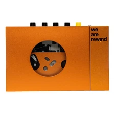 We Are Rewind - Portable BT Cassette Player Serge Orange