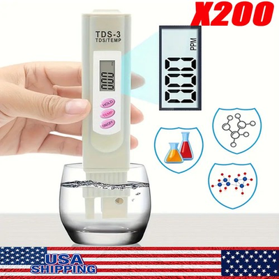 #ad Handheld Water Quality Hardness Purity Digital LCD Meter 0 9990 PPM TDS TDS 3 $1133.88