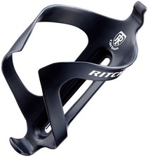 Gabbia per bottiglie d'acqua in carbonio Ritchey WCS: nera con logo bianco