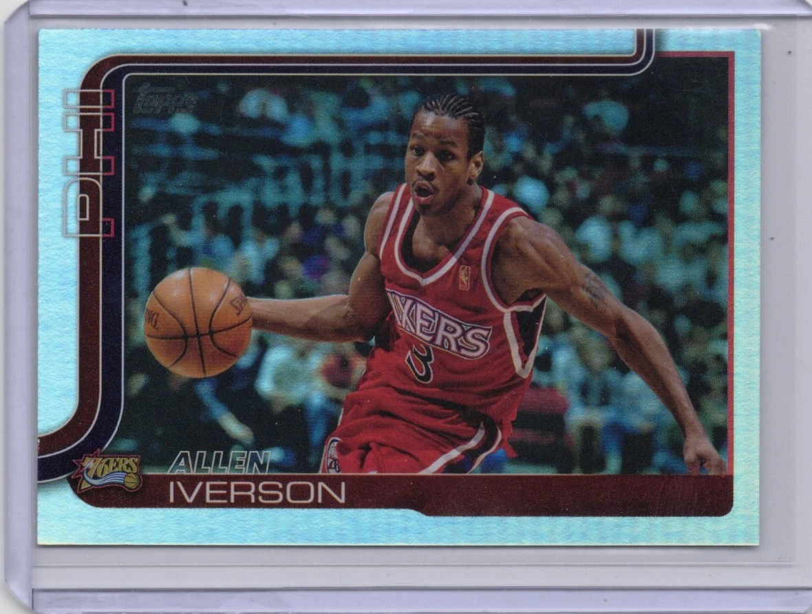 Topps Allen Iverson Basketball ungraded Sports Trading Cards
