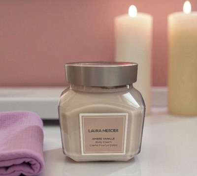 New Laura Mercier Amber Mercier Body Cream Full Size 200ml/6.7 oz NWOB