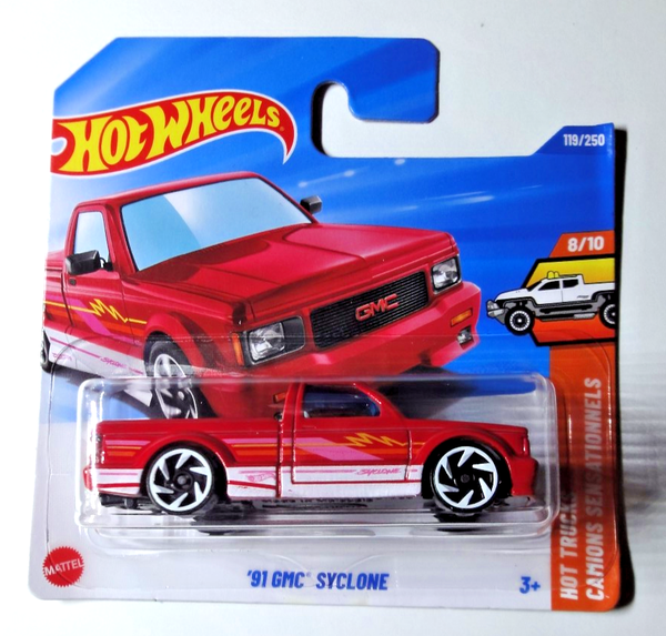 Hot Wheels - '91 Gmc Syclone - Short Card 1:64 - Hot Trucks 2025 - JBB89-image